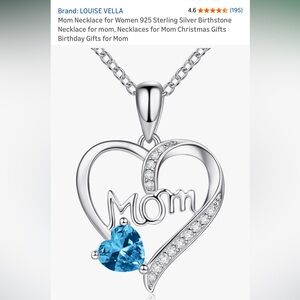 925 Sterling Silver Mom Necklace